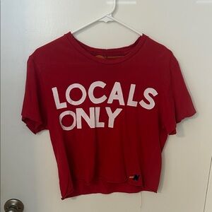 Aviator nation locals only tee